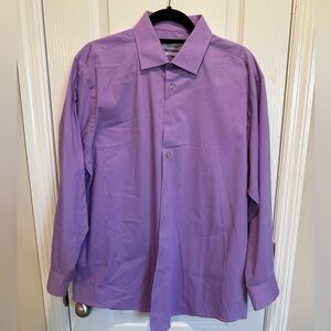 Calvin Klein Dress shirt
Lavender 
Size 17 (32/33) 
EUC